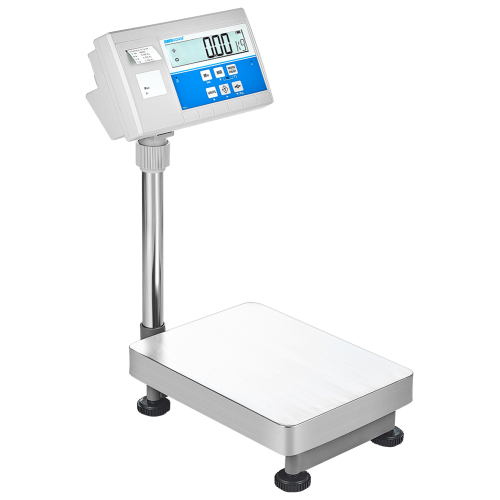 Adam Equipment BKT Label Printing Scales with Pillar, External Calibration, 32 kg Capacity, 1 g Readability, 300 x 400 mm Pan Size - BKT 32 - Click Image to Close